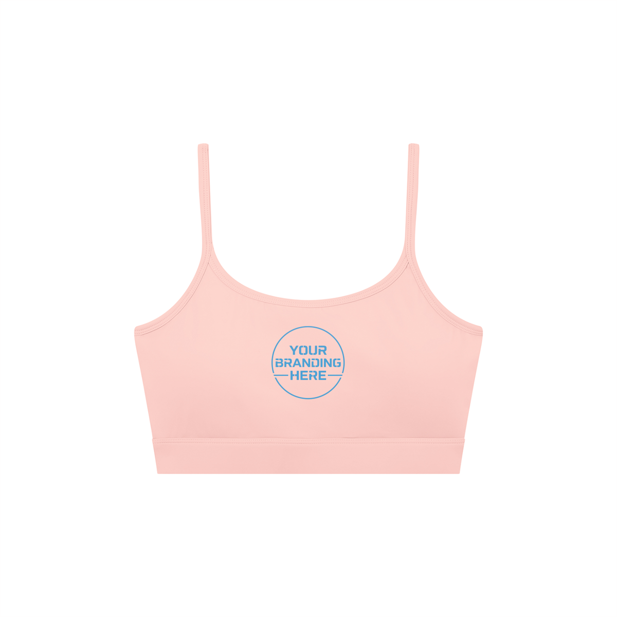 Women's Solid U-Neck Sports Bra - WT0131-O001-V2