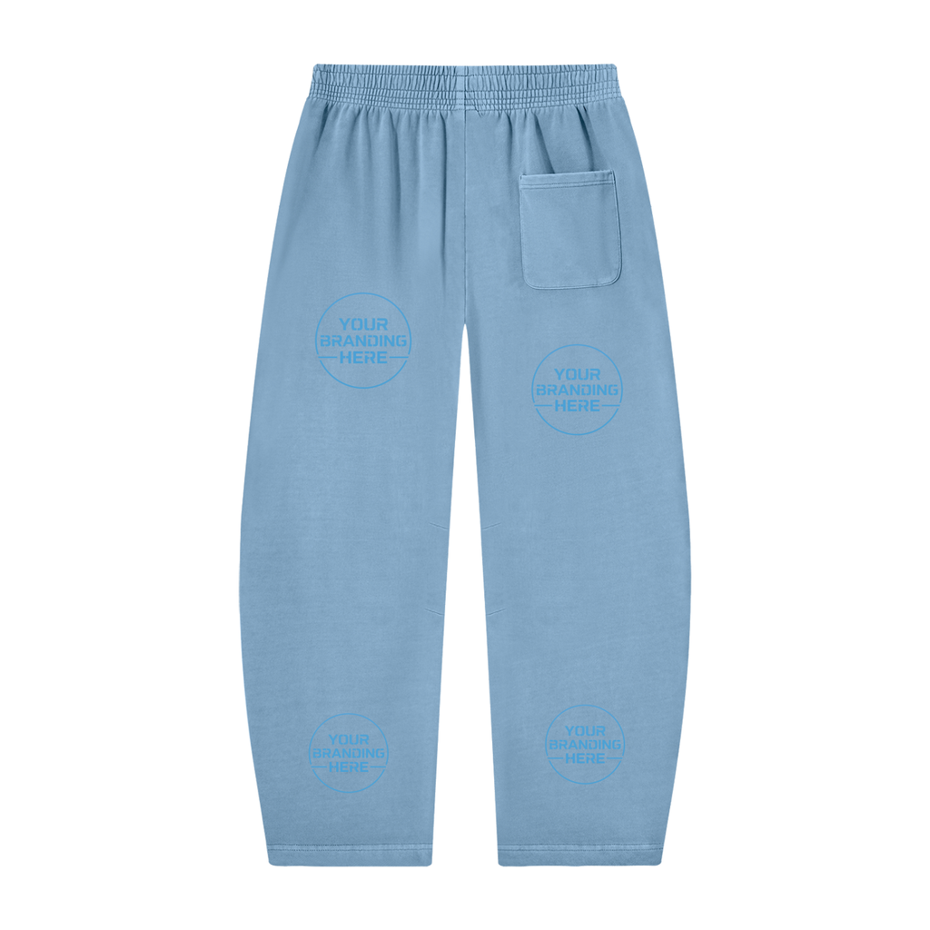 Unisex Vintage Washed Barrel Leg Sweatpants - UB0059-C001-V2