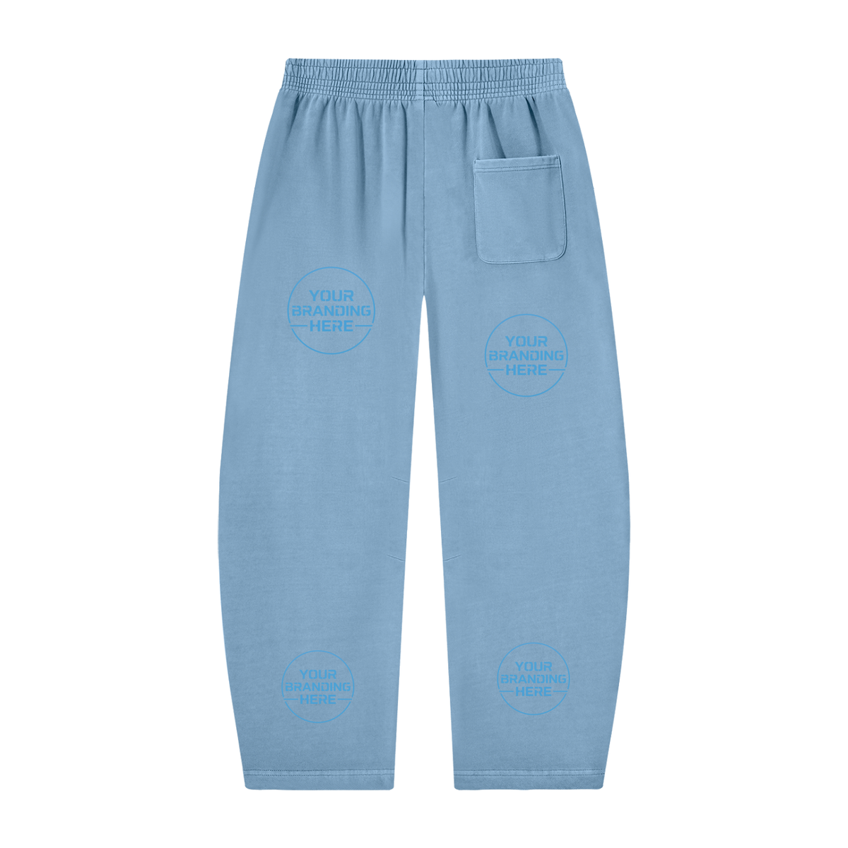 Unisex Vintage Washed Barrel Leg Sweatpants - UB0059-C001-V2
