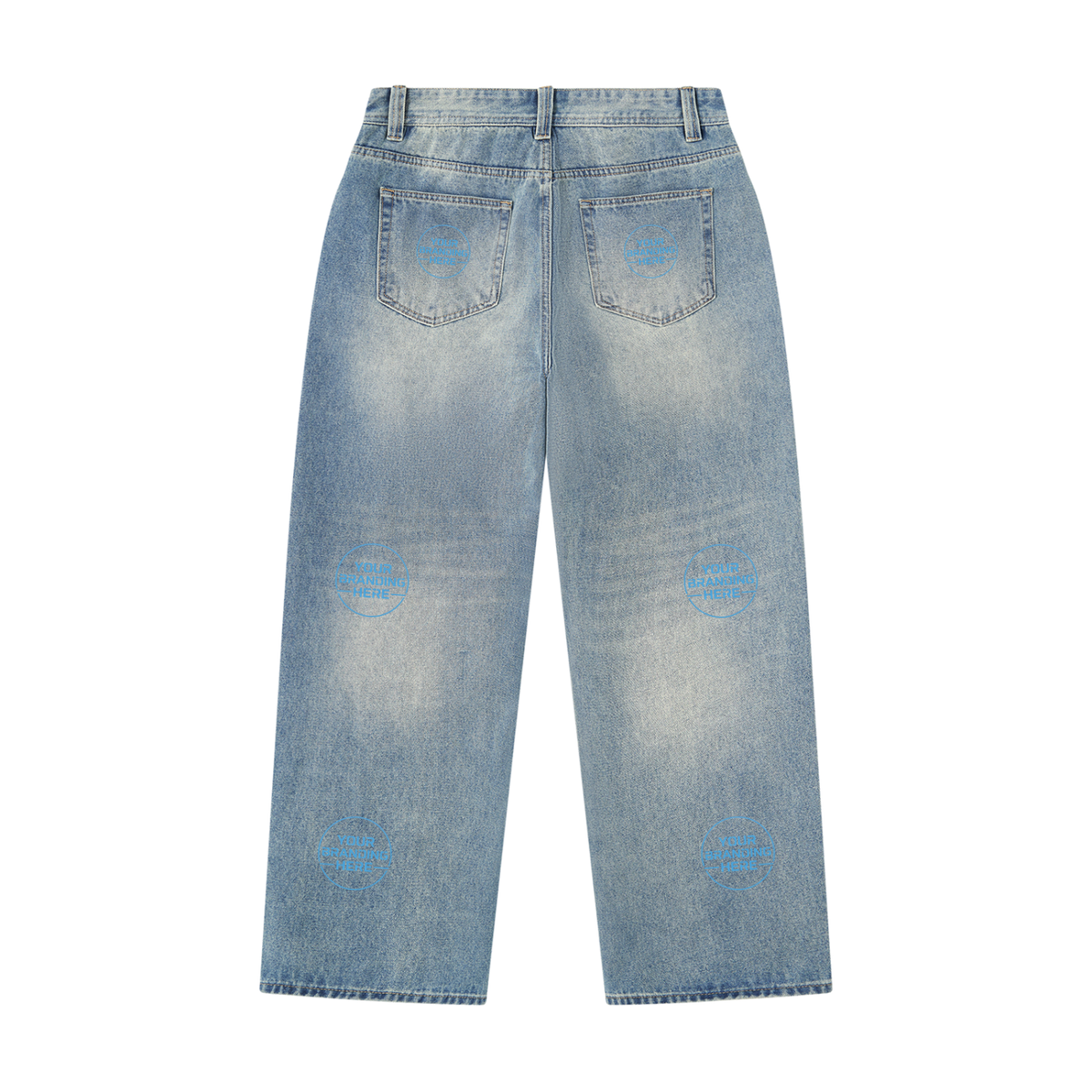 Men’s Vintage Wash Denim Jeans - MB0051-C001-V2