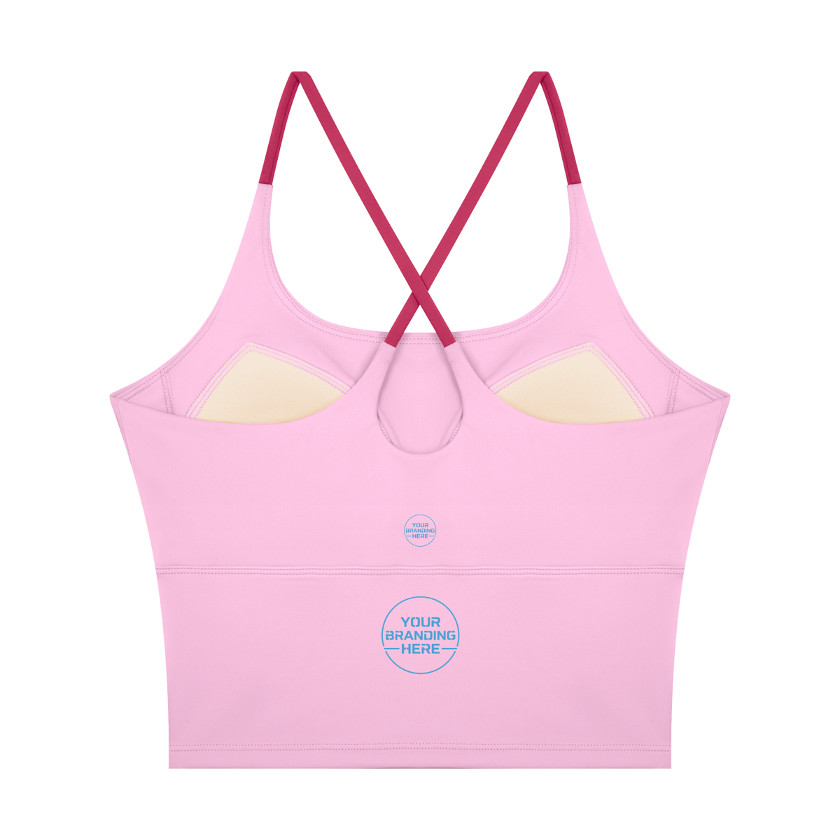 Women's Color Block Yoga Tank Top - WT0245-P001-V2
