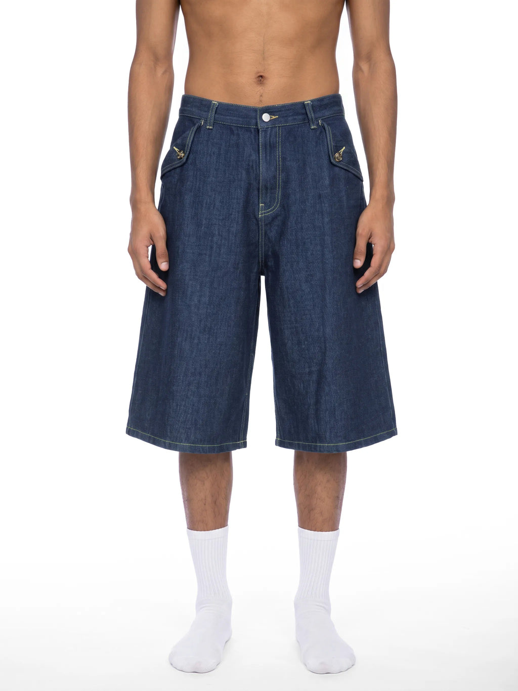 Men's Vintage Wash Denim Shorts - MB0045-C001-V2