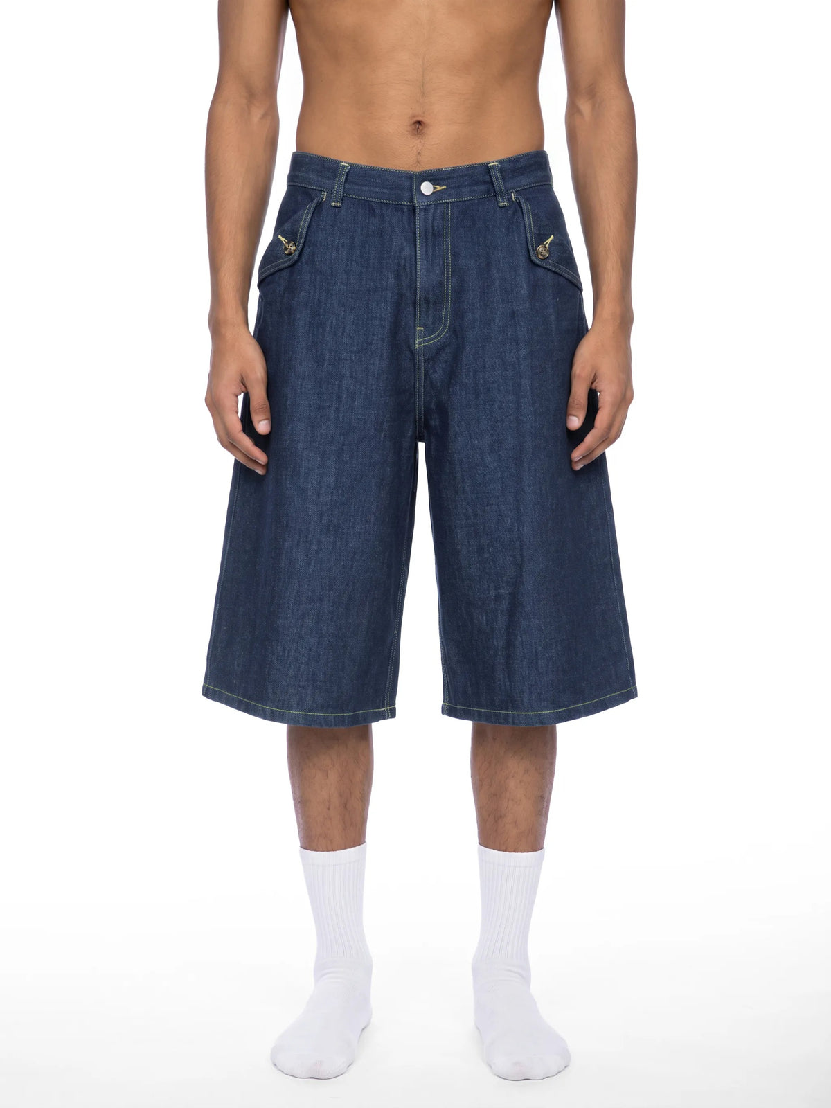 Men's Vintage Wash Denim Shorts - MB0045-C001-V2
