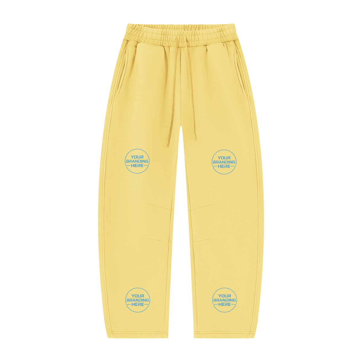 Unisex Vintage Wash Barrel Leg Fleece Sweatpants - UB0071-P001-V3