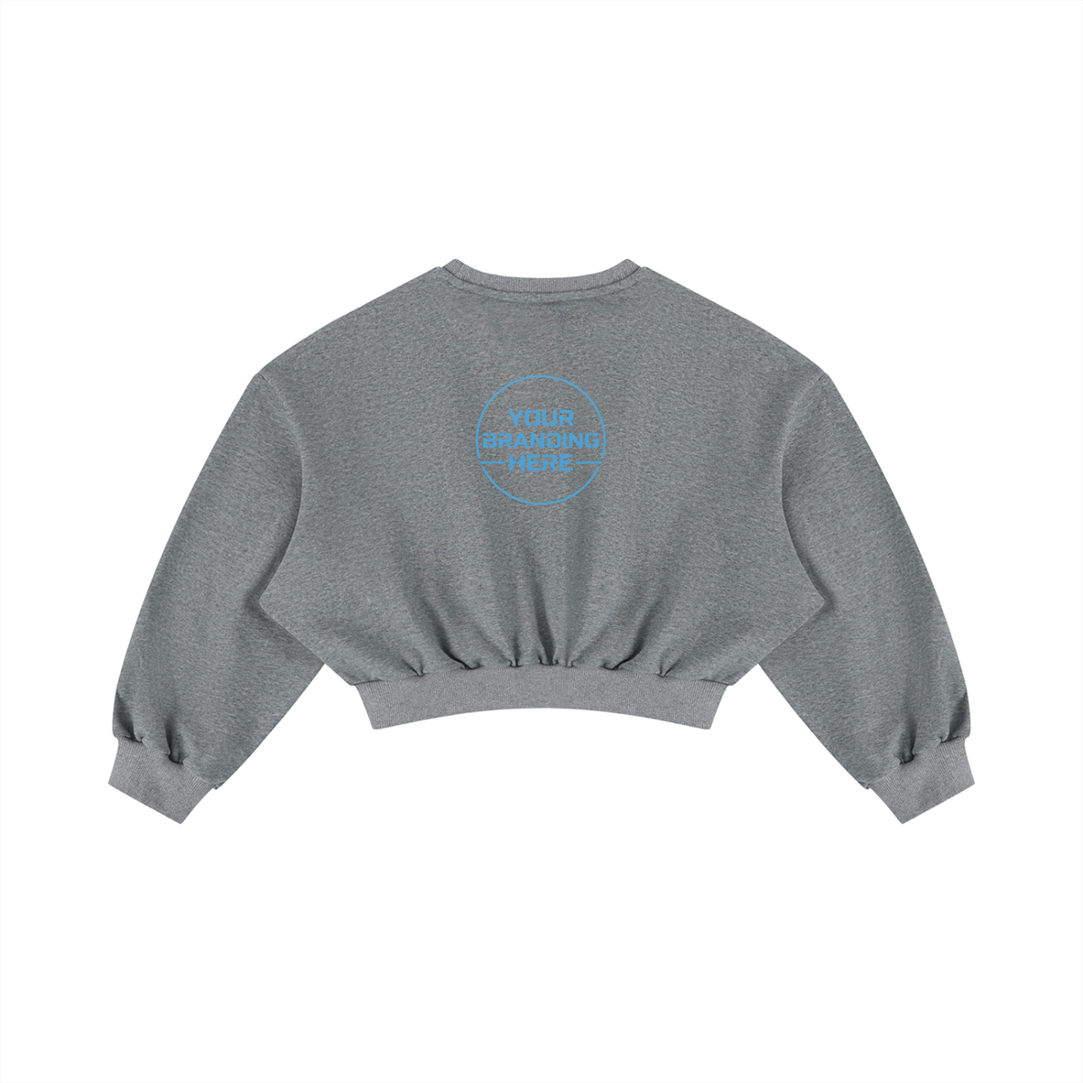 Women's Boxy Cropped Crewneck Sweatshirt - WT0123-C001-V2