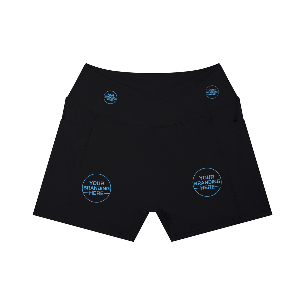 Women’s High Rise Pocket Yoga Shorts - WB0055-O001-V6