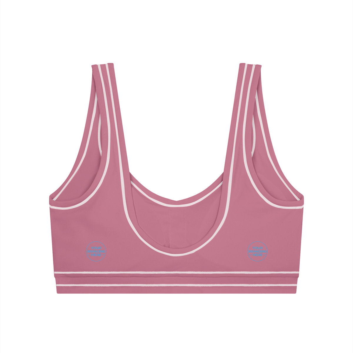 Women’s Topstitching Yoga Sports Bra - WT0179-O001-V2
