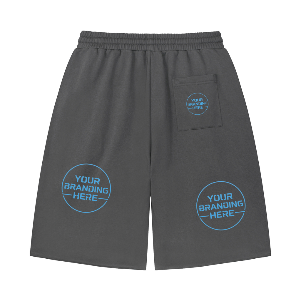 Unisex Loose Raw Edge Shorts - UB0066-C001-V2