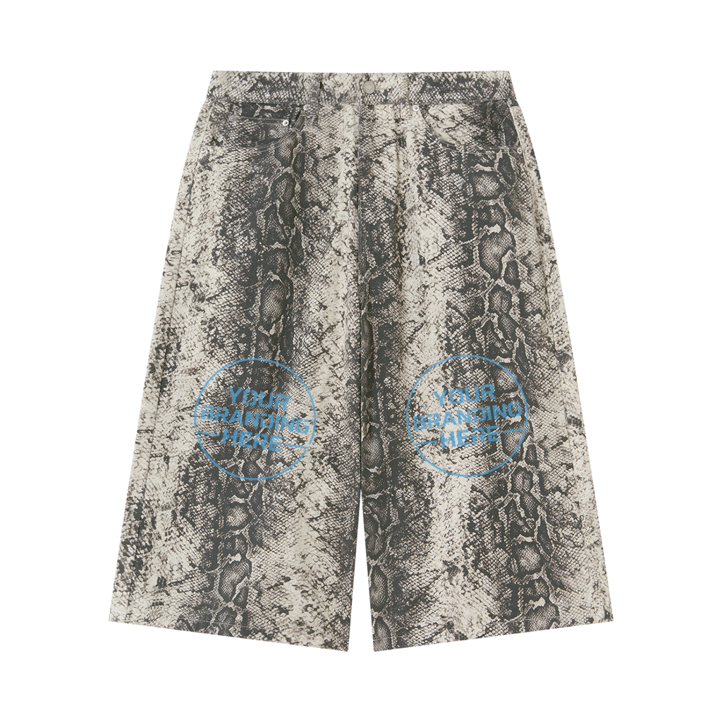 Men's Snake Print Shorts - MB0054-C001-V2