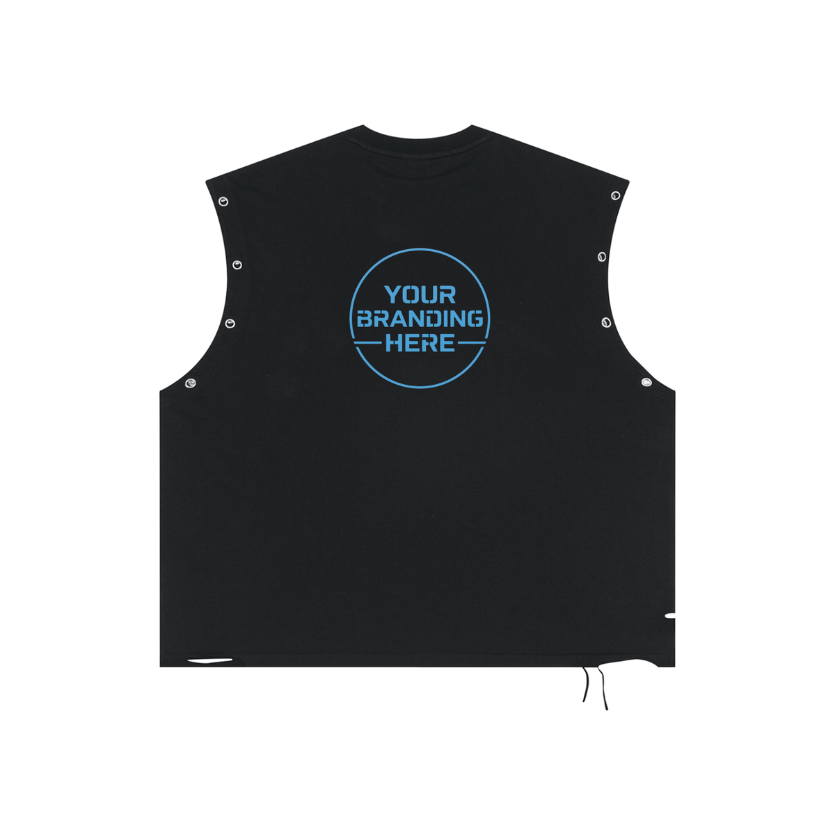 Distressed Grommet Eyelet Tank Top - RB0014-C001-V3