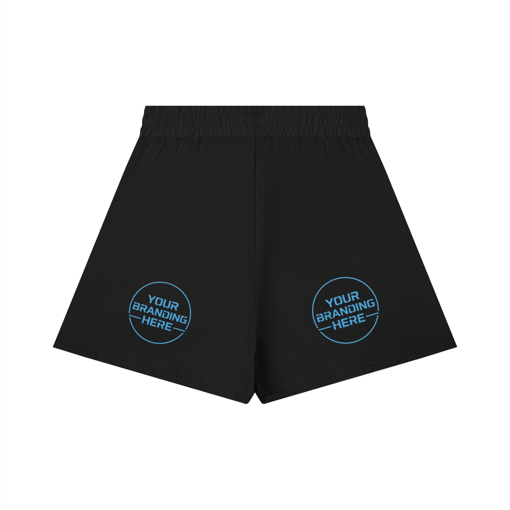 Women's Ruched Yoga Shorts - WB0100-P001-V2