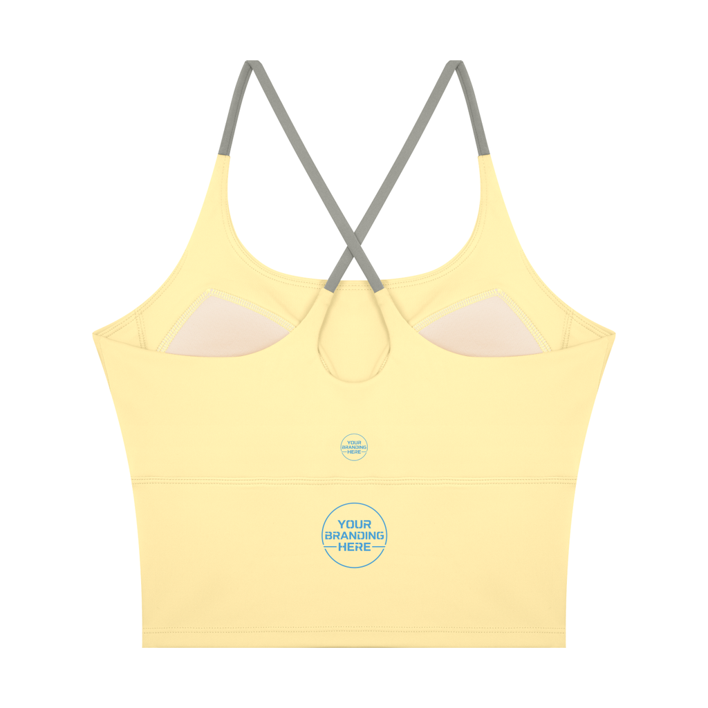 Women's Color Block Yoga Tank Top - WT0245-P001-V2