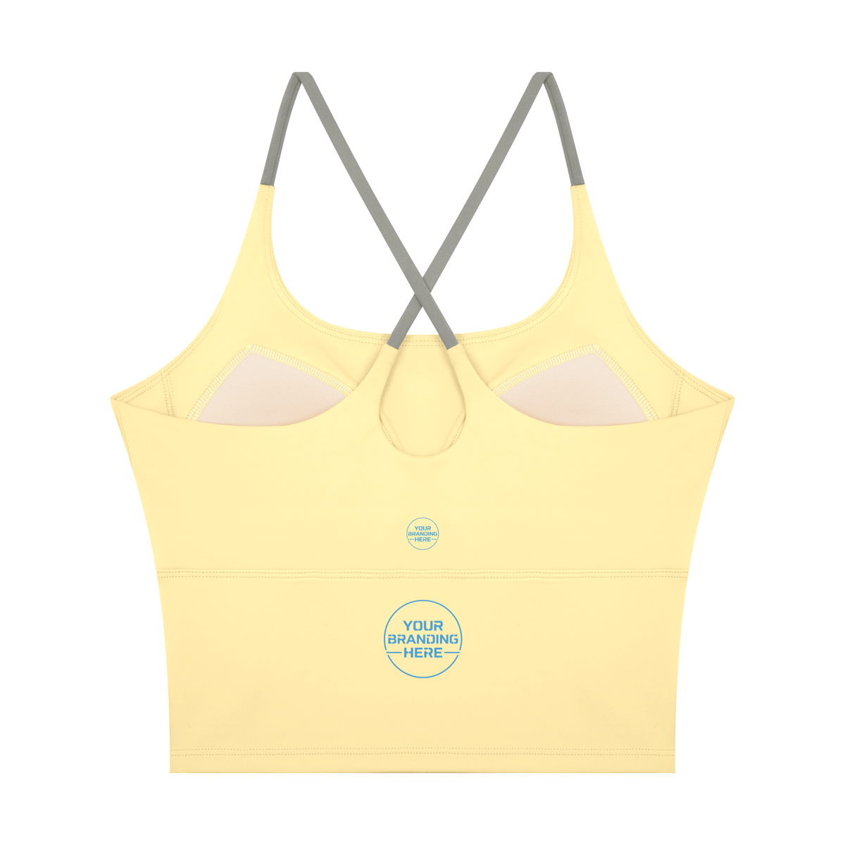 Women's Color Block Yoga Tank Top - WT0245-P001-V2