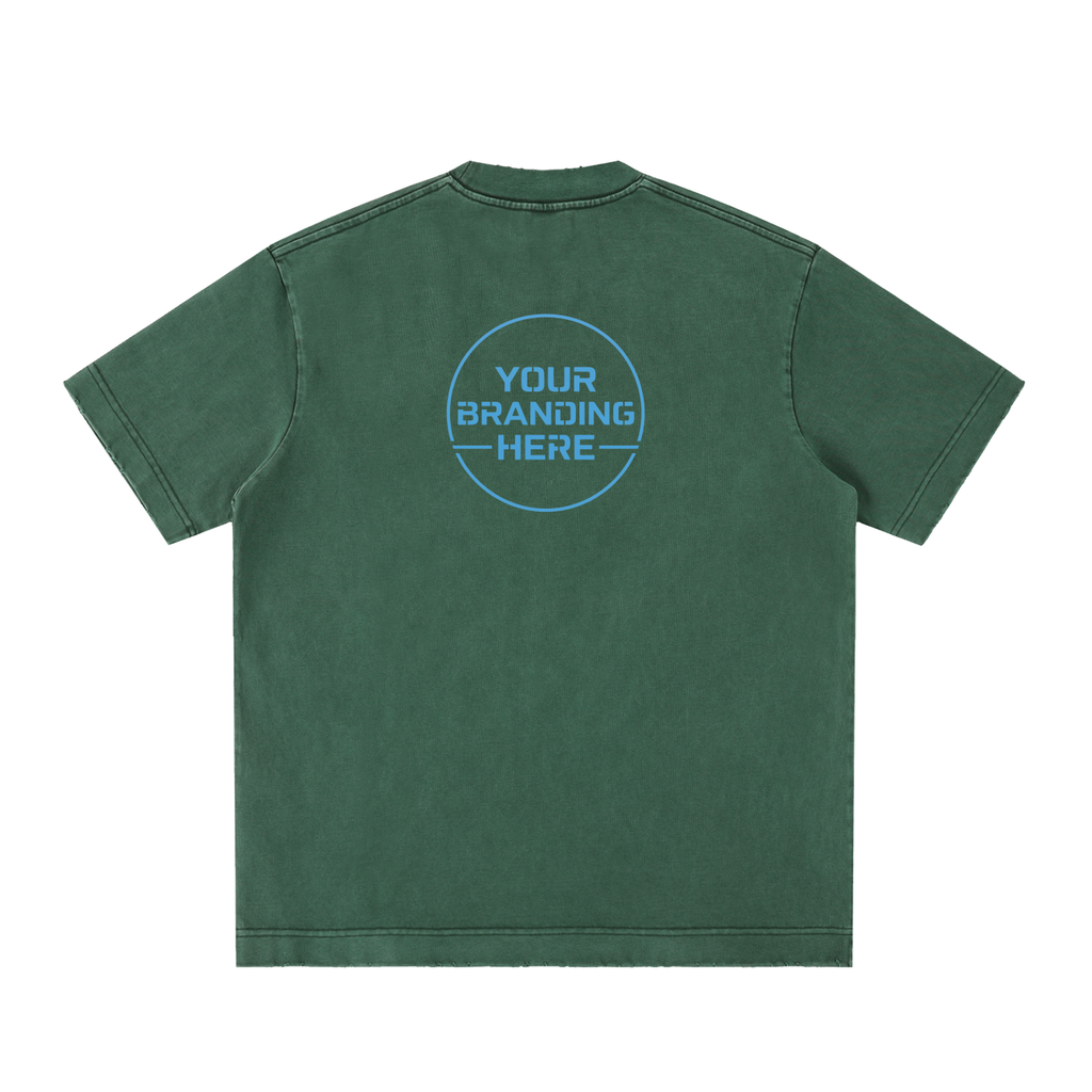 Heavyweight Vintage Washed Frayed T-Shirt - RT0022-C001-V8