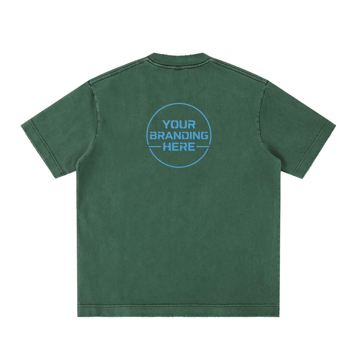 Heavyweight Vintage Washed Frayed T-Shirt - RT0022-C001-V8
