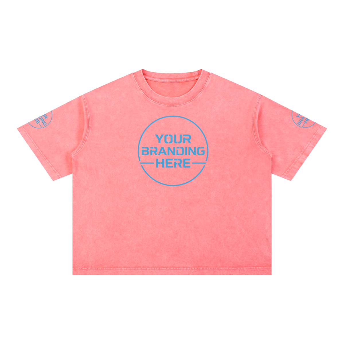 Mineral Wash Boxy Cotton T-Shirt - RT0076-C001-V4
