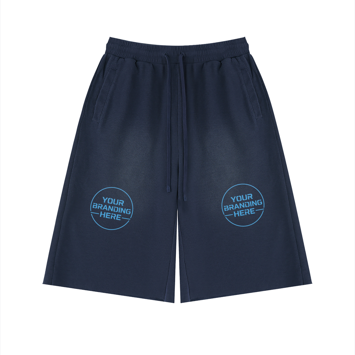Unisex Sunfade Raw Edge Shorts - UB0069-C001-V3