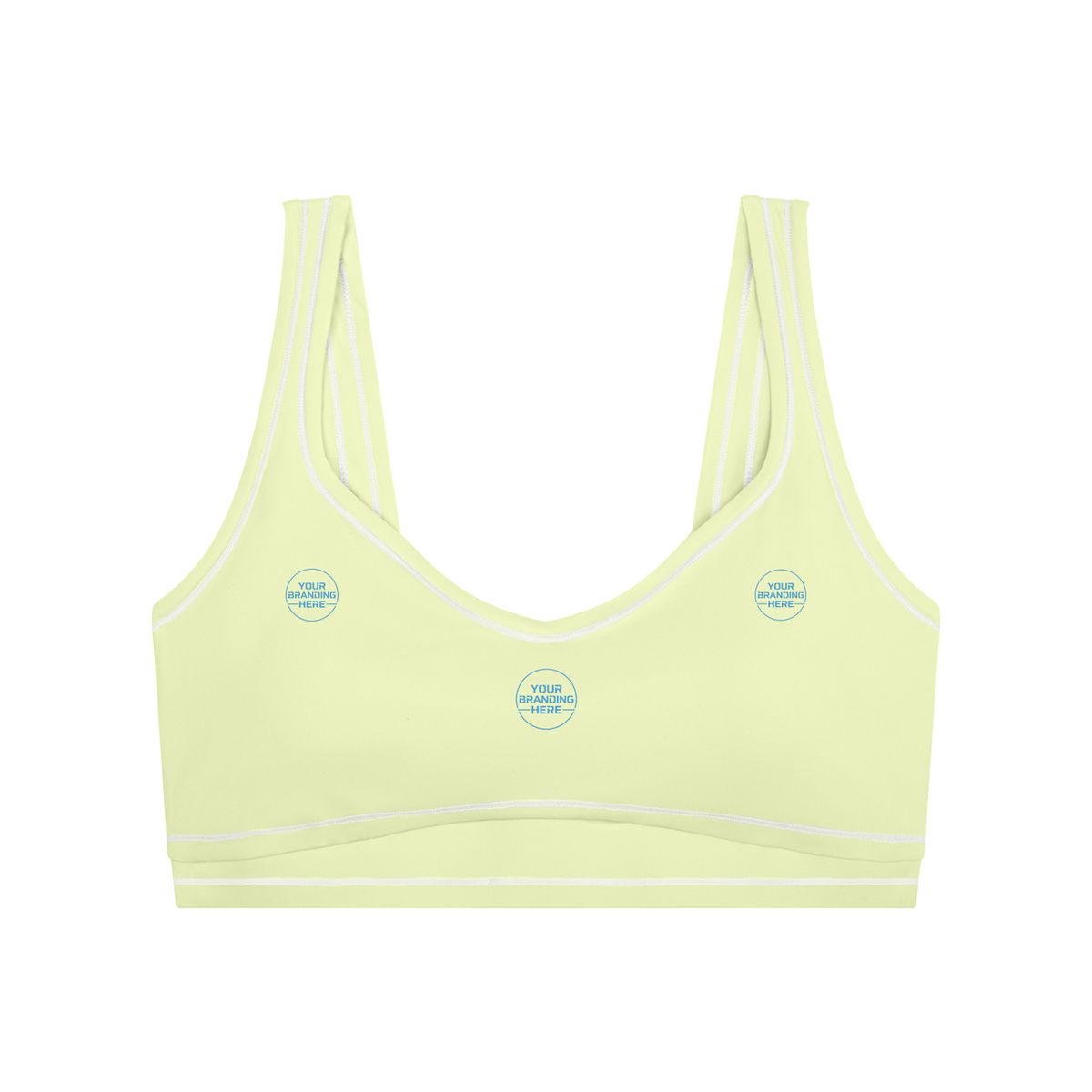 Women’s Topstitching Yoga Sports Bra - WT0179-O001-V2