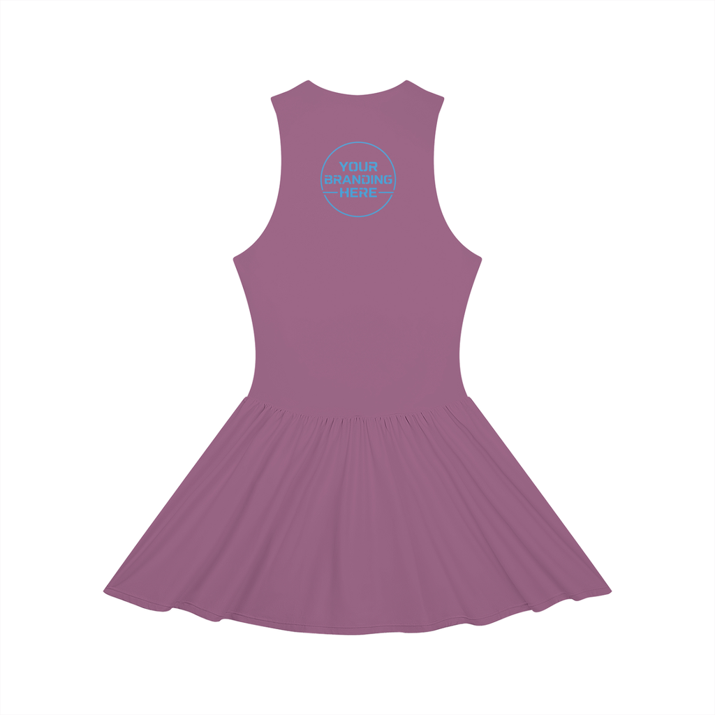 Women’s Ruched Sleeveless Full-Zip Dress - WO0015-O001-V2