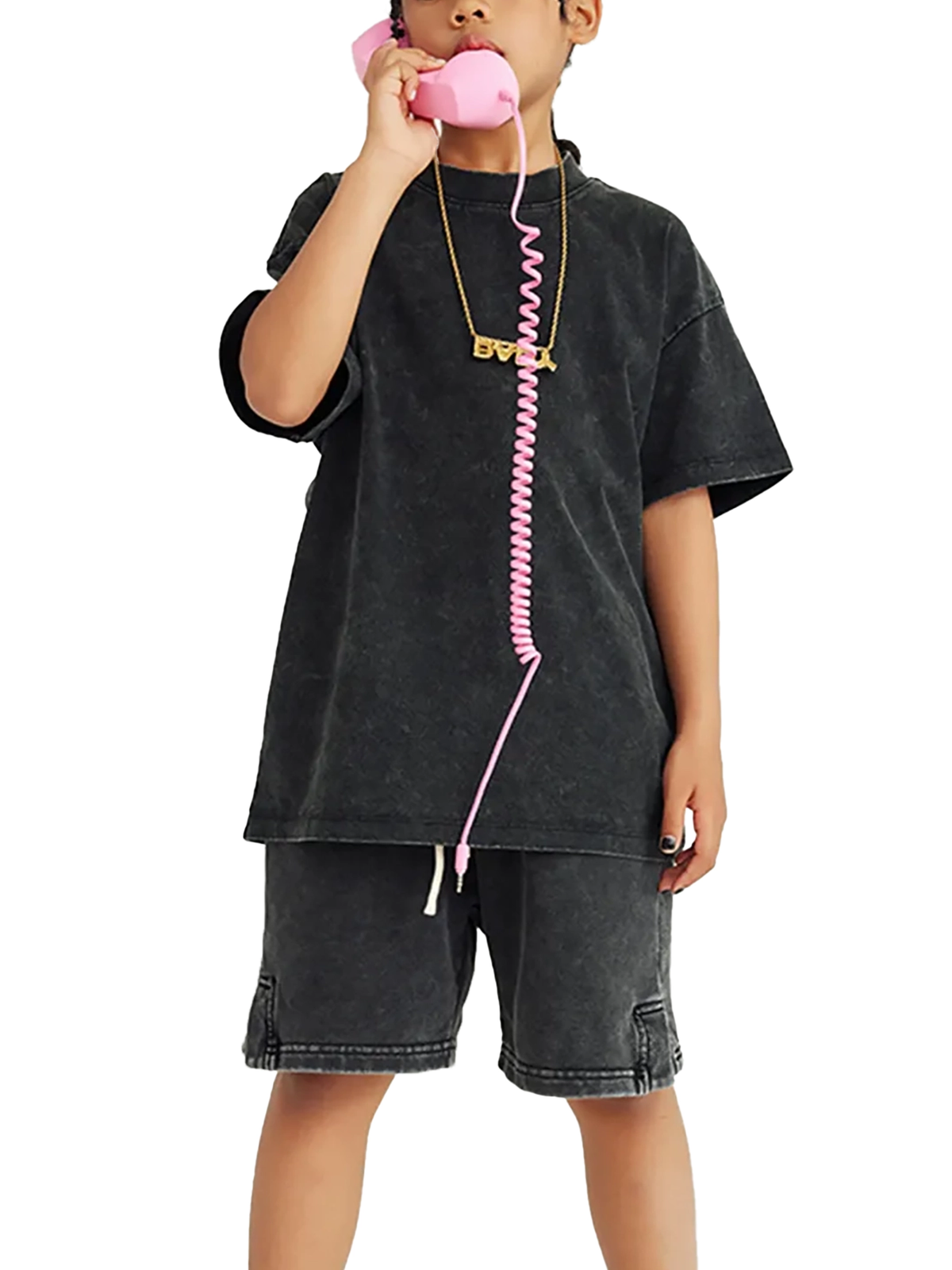 Snow Washed Kids' T-Shirt - R00355-C001-V4