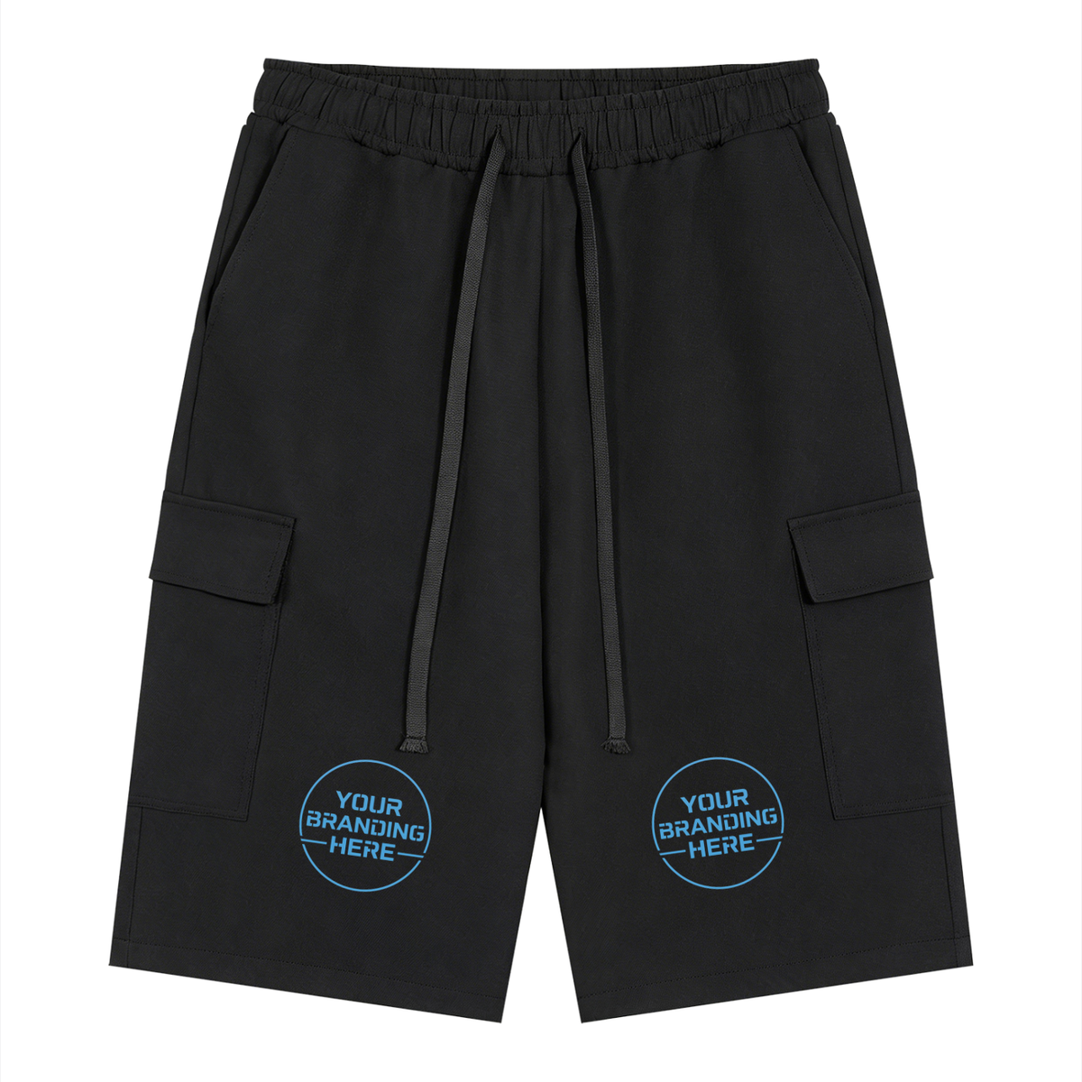 Unisex Drawstring Cargo Shorts - UB0025-P001-V2
