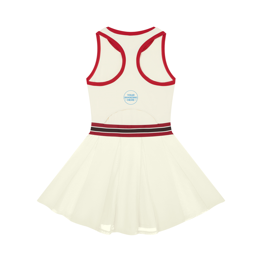 Women's Color Block A-Line Sleeveless Dress - WO0011-O001-V3