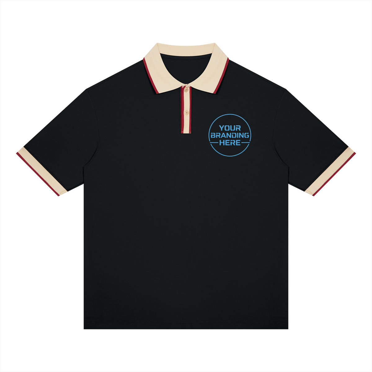 Unisex Color Block Polo Shirt - UT0267-C001-V2