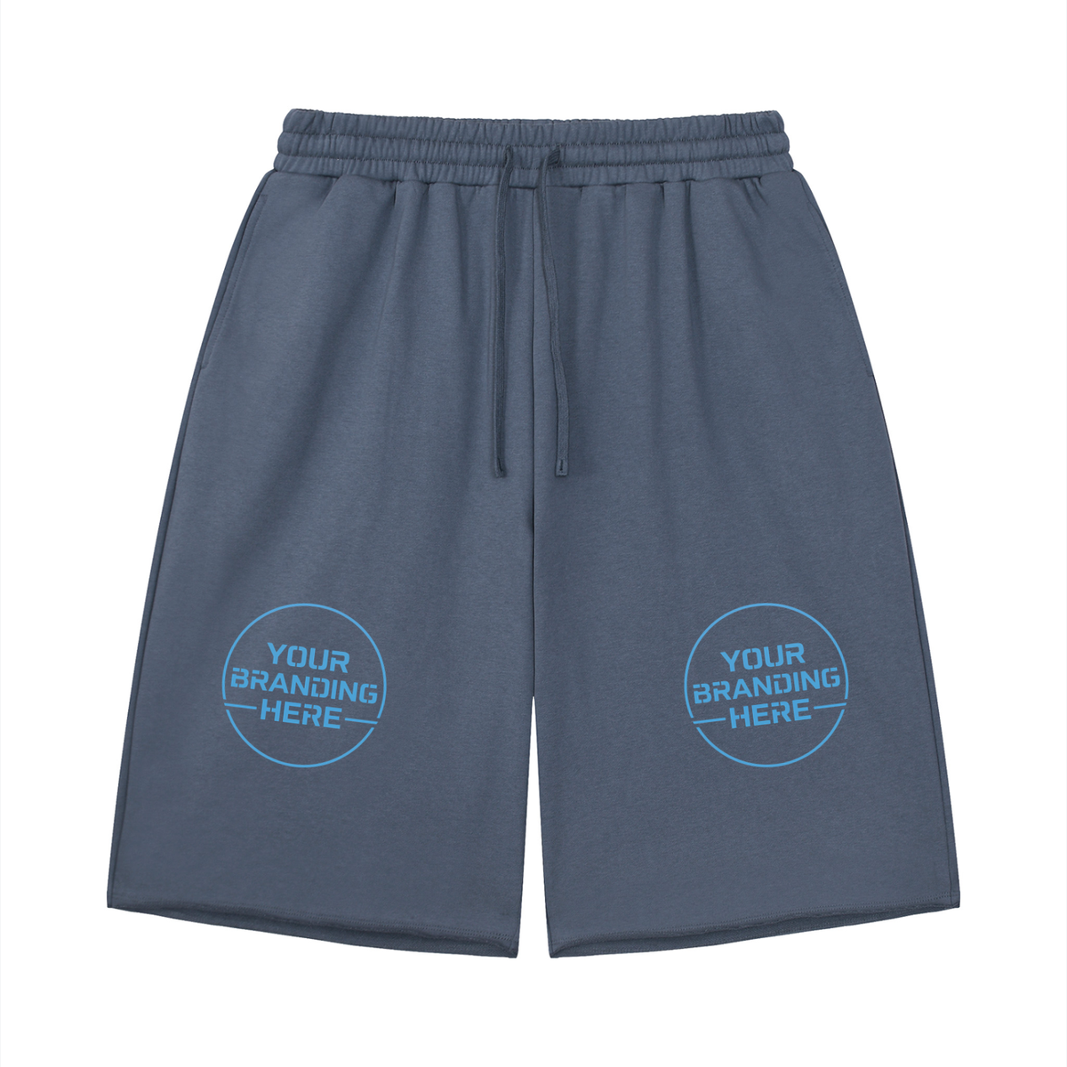 Unisex Loose Raw Edge Shorts - UB0066-C001-V2