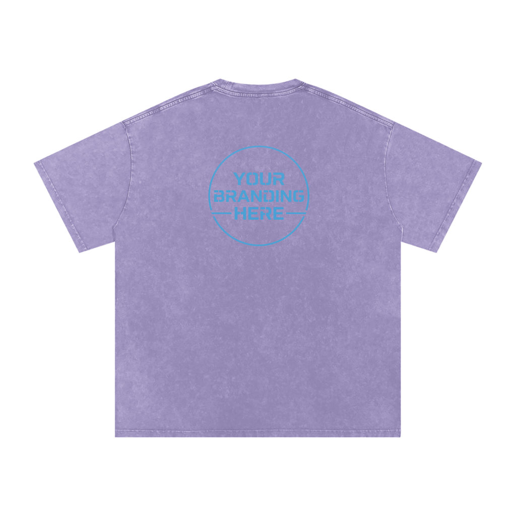 Snow Washed Oversized Cotton T-Shirt - R00037-C001-V14