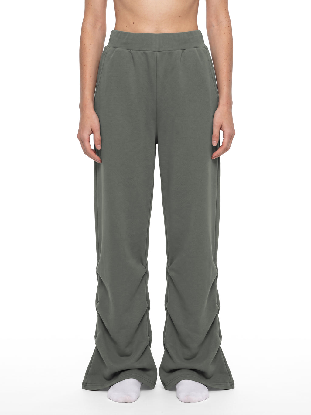 Women’s Vintage Wash Ruched Sweatpants - WB0121-C001-V2