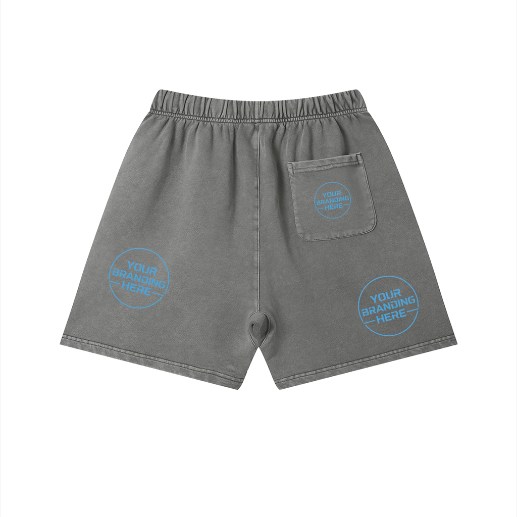 Unisex Vintage Wash Cotton Shorts - UB0031-C001-V3
