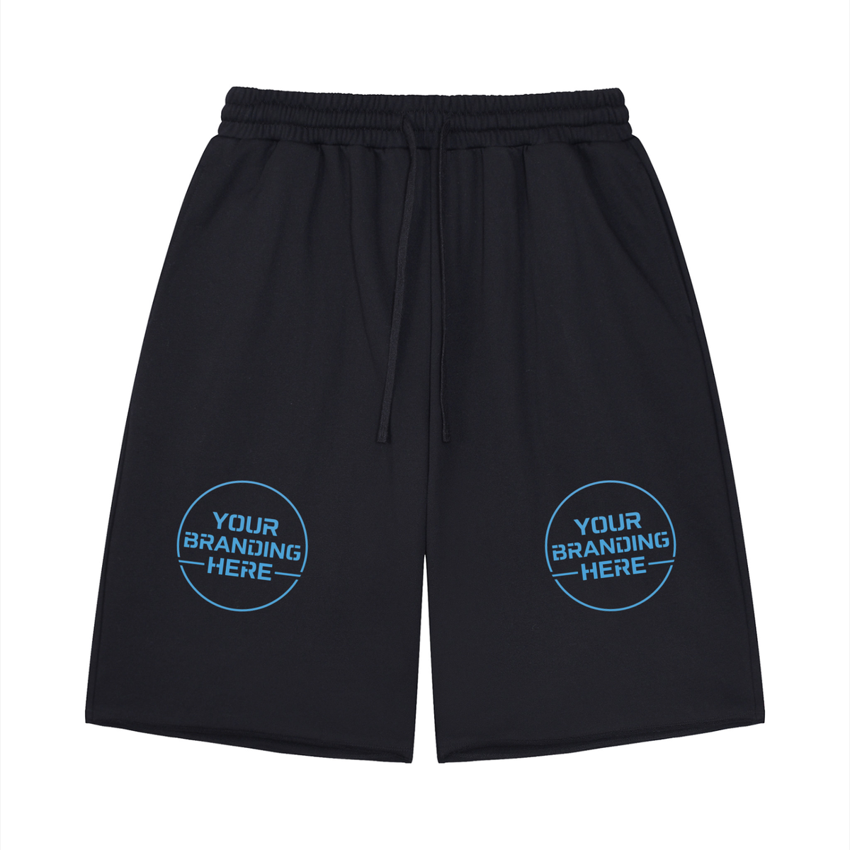Unisex Loose Raw Edge Shorts - UB0066-C001-V2