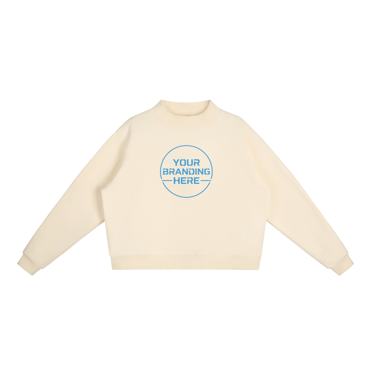 Essential Fleece Mock-Neck Crew Sweatshirt - WW0004-P001-V4