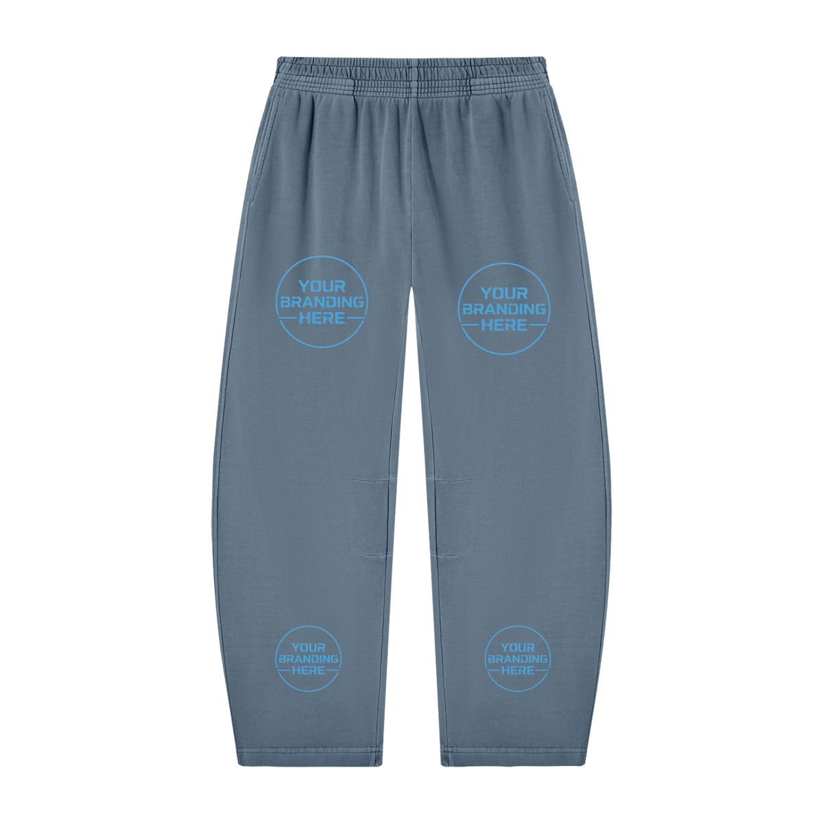 Unisex Vintage Washed Barrel Leg Sweatpants - UB0059-C001-V2