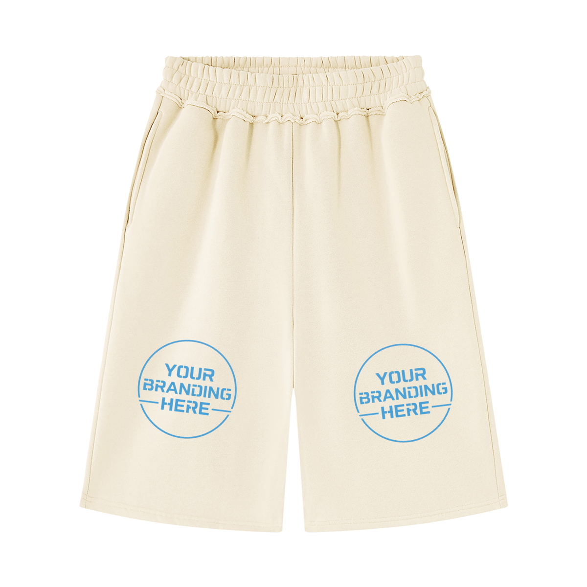 Unisex Raw Edge Fleece Shorts - UT0320-P001-V2