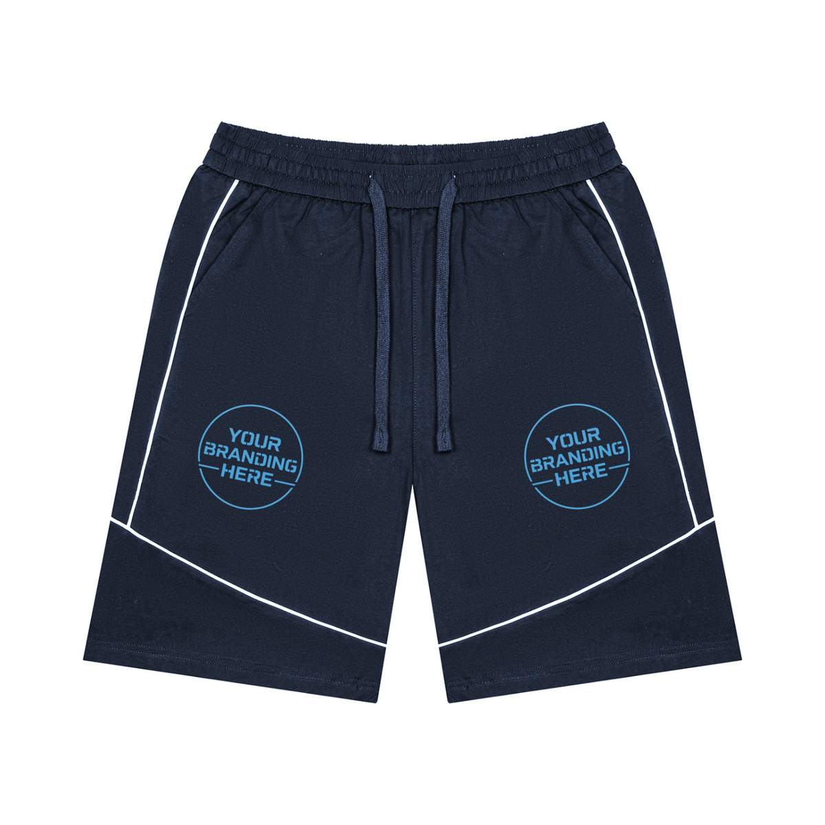 Unisex Piping Color Block Shorts - UB0081-C001-V2