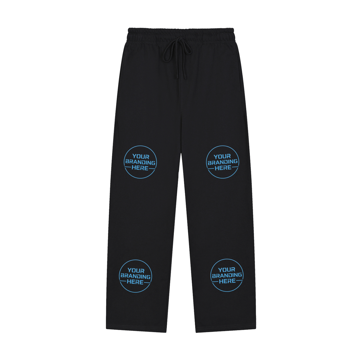 Solid Color Straight-Leg Sweatpants - RK0011-C001-V2