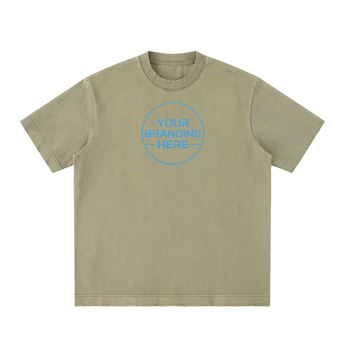 Heavyweight Vintage Washed Frayed T-Shirt - RT0022-C001-V8