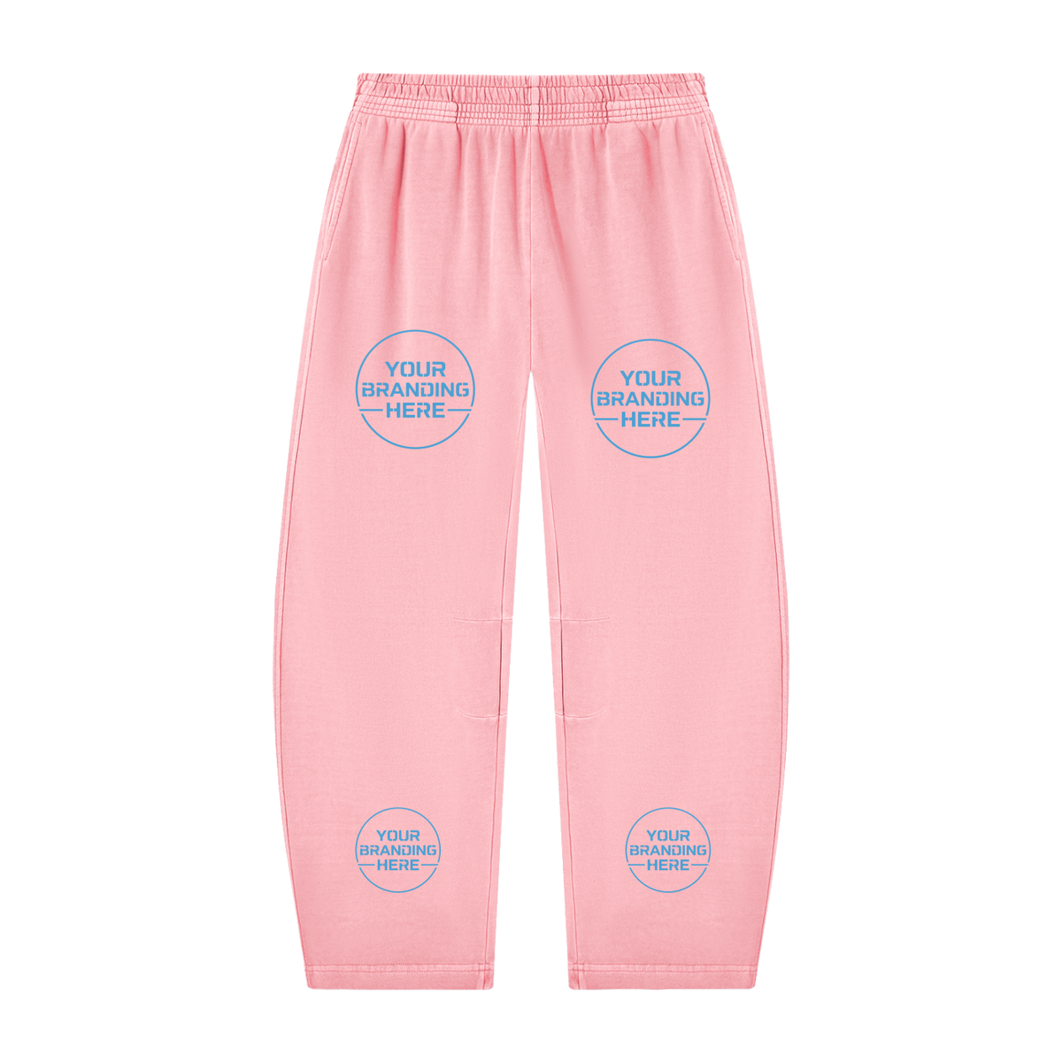 Unisex Vintage Washed Barrel Leg Sweatpants - UB0059-C001-V2