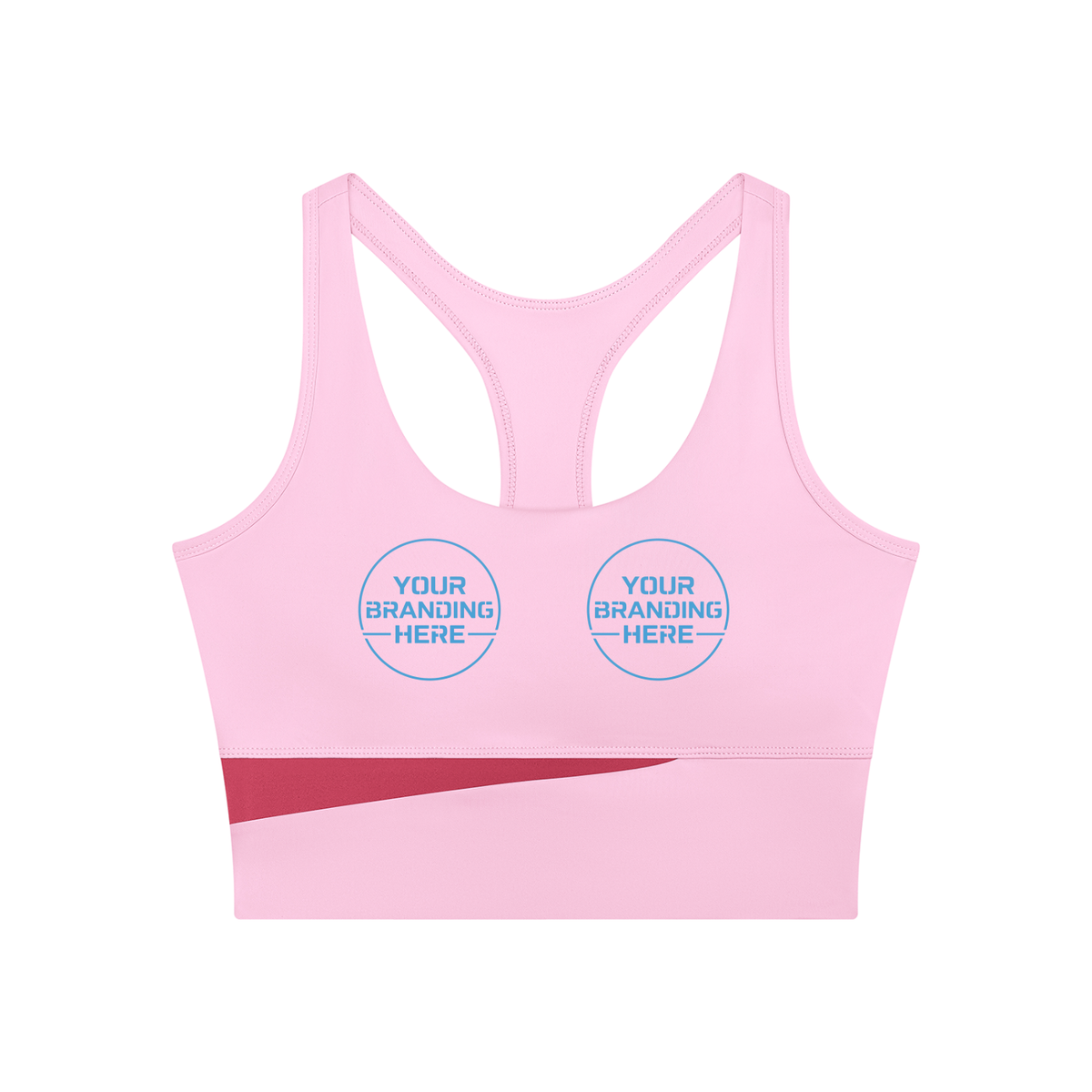 Women's Color Block Yoga Tank Top - WT0258-P001-V2