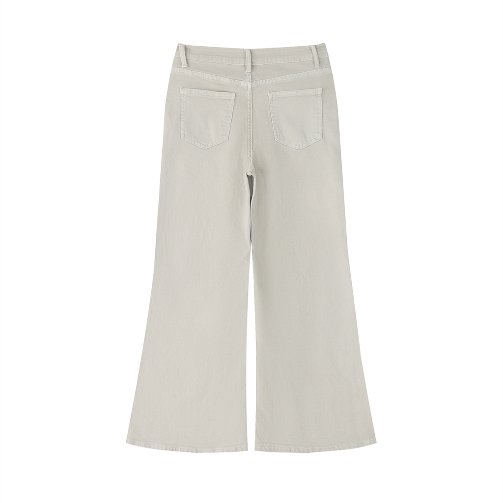 Women's Vintage Wash Flared Leg Jeans- WB0021-C001-V2