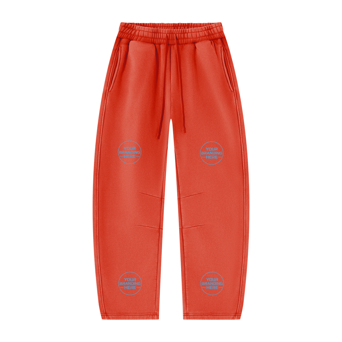 Unisex Vintage Wash Barrel Leg Fleece Sweatpants - UB0071-P001-V3
