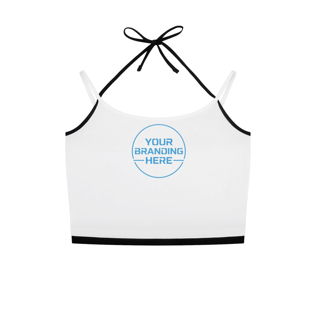 Contrast Binding Halter Tank Top - WB0001-C001-V3