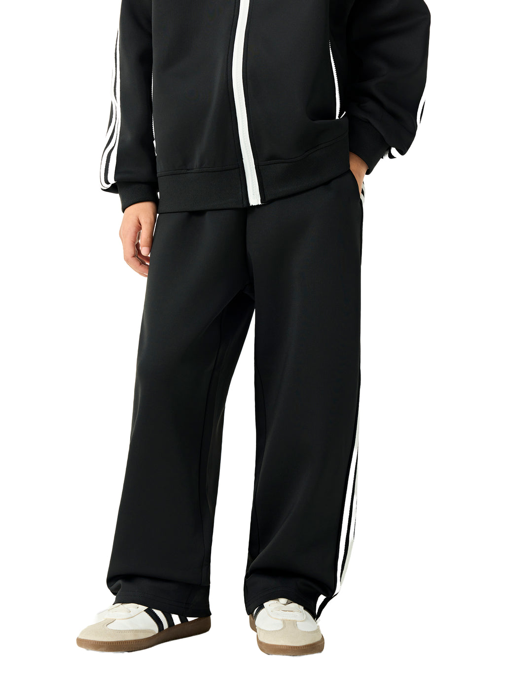 Kids’ Contrast Tape Sweatpants - KK0004-P001-V2
