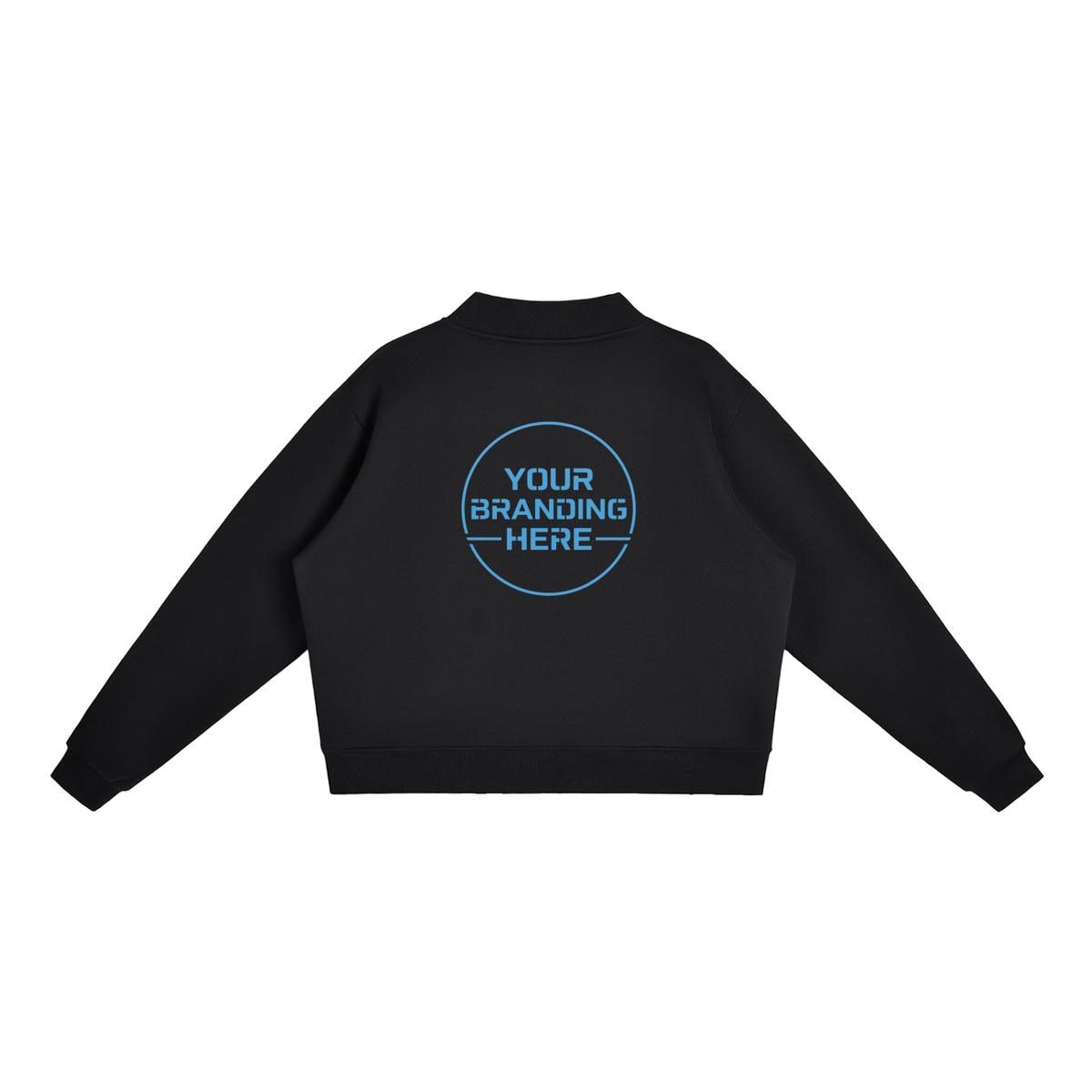 Essential Fleece Mock-Neck Crew Sweatshirt - WW0004-P001-V4