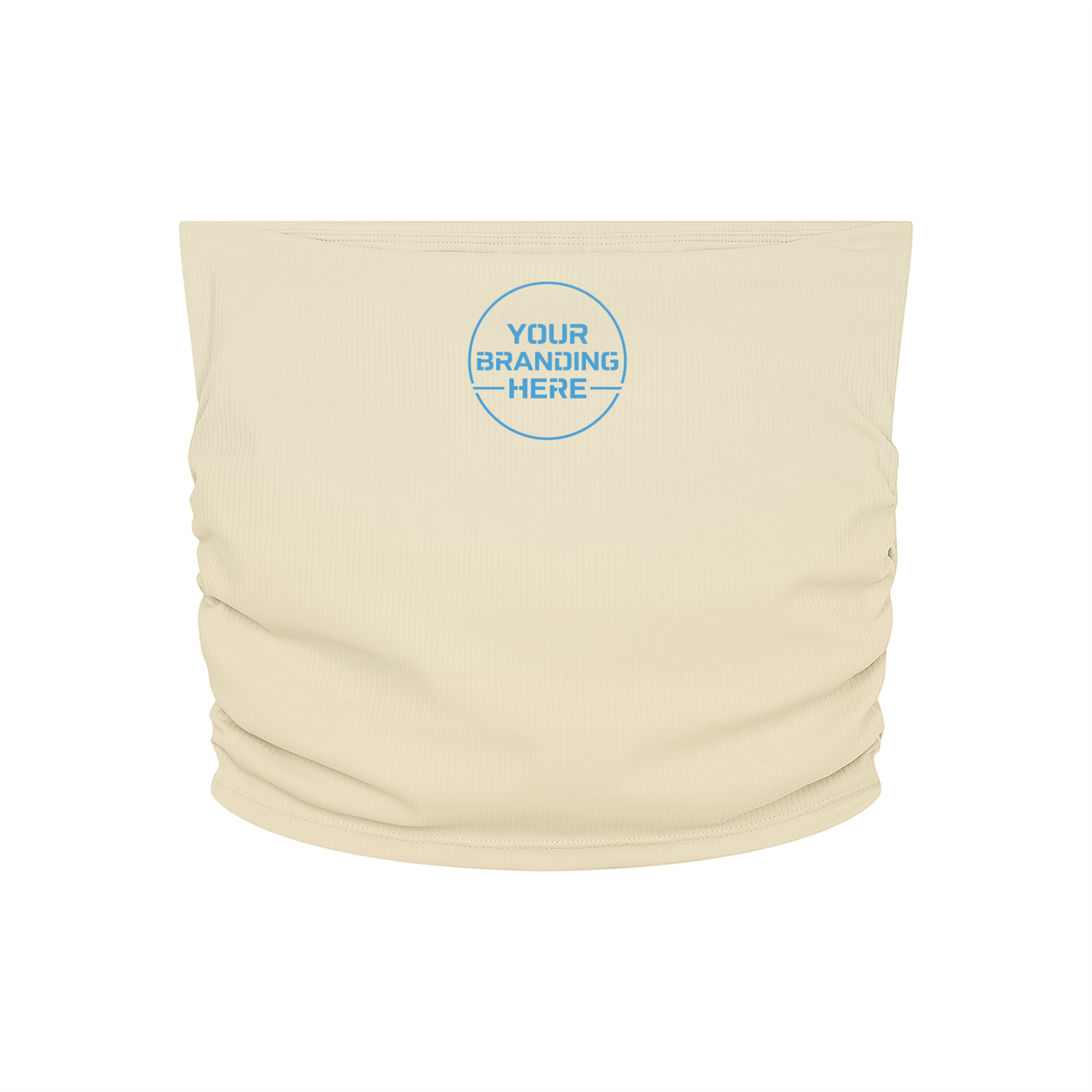 Women’s Ruched Cropped Yoga Tube Top - WT0141-O001-V2