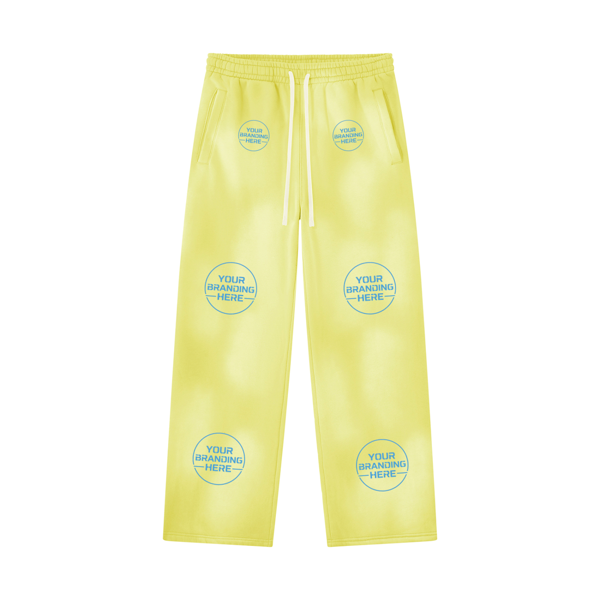 Unisex Sunfade Wide Leg Fleece Sweatpants - UB0044-P001-V2