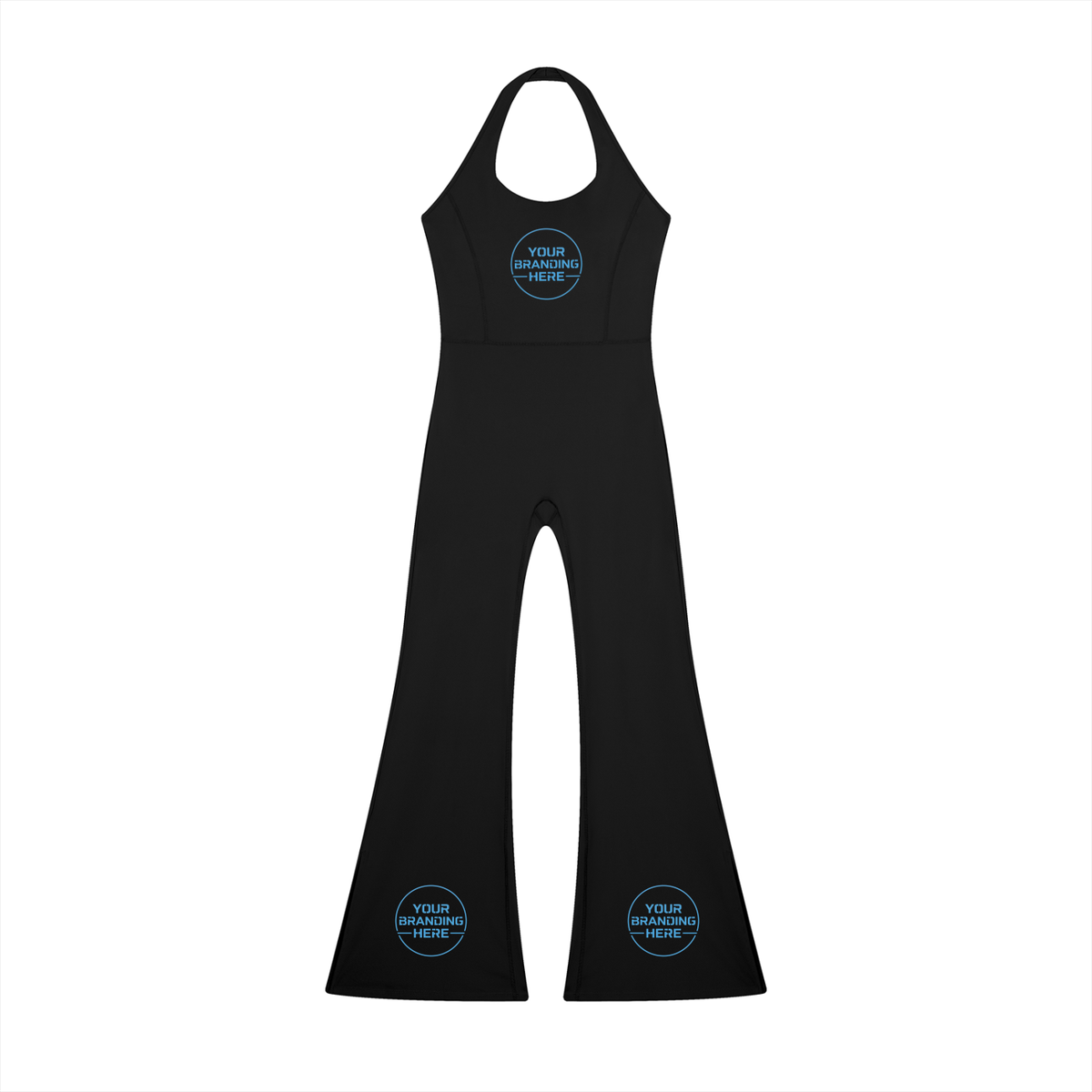 Women’s Halter Flared Jumpsuit - WO0013-P001-V2