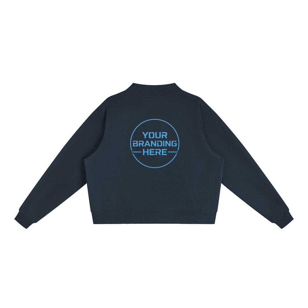 Essential Fleece Mock-Neck Crew Sweatshirt - WW0004-P001-V4