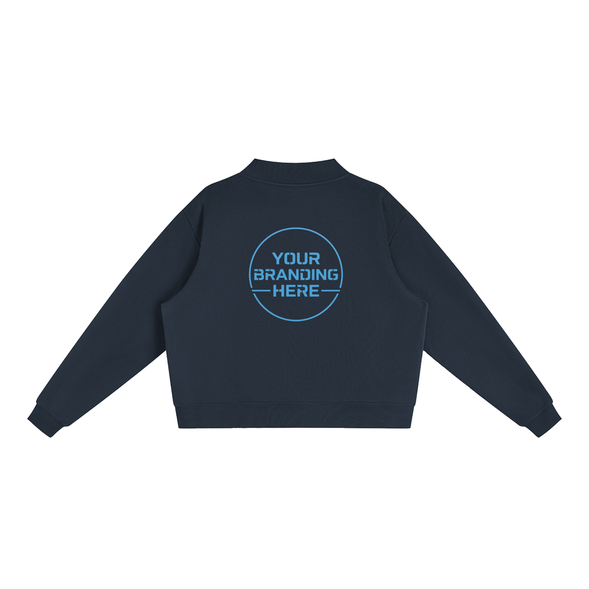 Essential Fleece Mock-Neck Crew Sweatshirt - WW0004-P001-V4